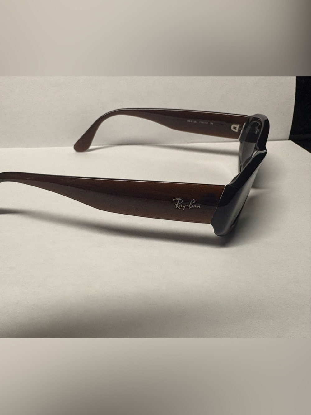 Ray-Ban RB4135 Tortoise Wrap Frames w/ Prescription Lenses - Picture 2 of 8